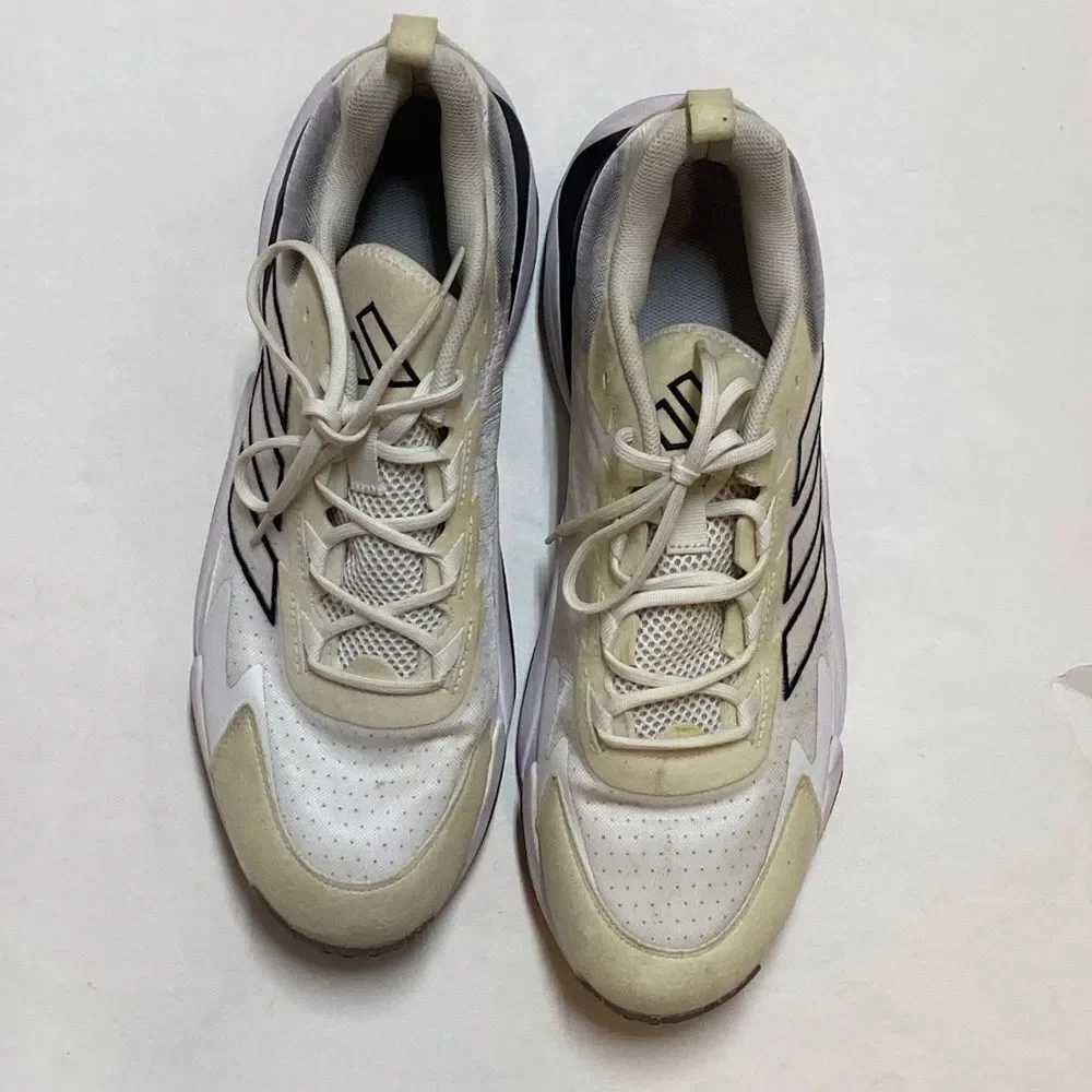 Adidas Men’s Impact FLX Li AIE9378 Training Cream and Black Sneakers Size 16 US - Picture 3 of 11